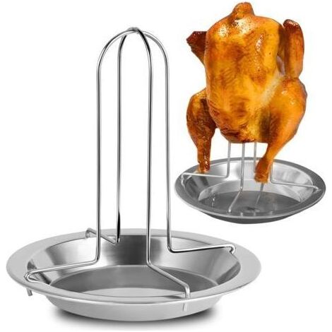 Support de Poulet Support à Poulet Support Poulet Support Poulet Barbecue en Acier Inoxydable pour Four, Barbecue, Poulets Accessoires Gril (1/5)