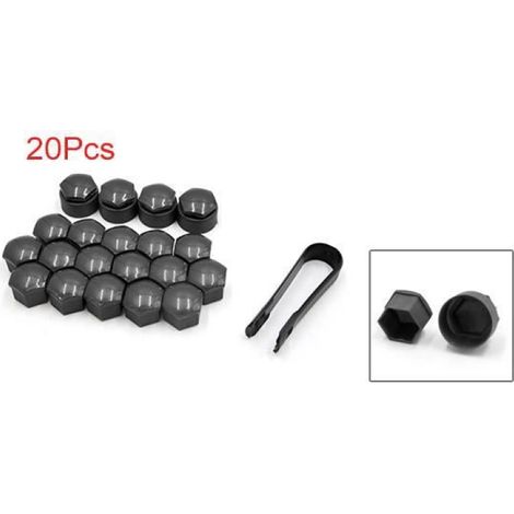 20Pcs plastique rouge écrou roue moyeu roue voiture couvre les capuchons à vis pour Accord (1/3)