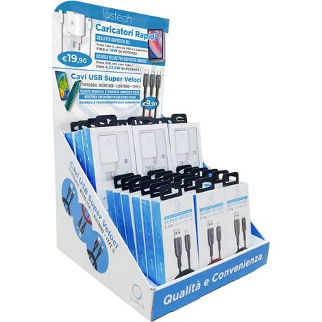 LOSTECH ESPOSITORE FAST CHARGE VUOTO