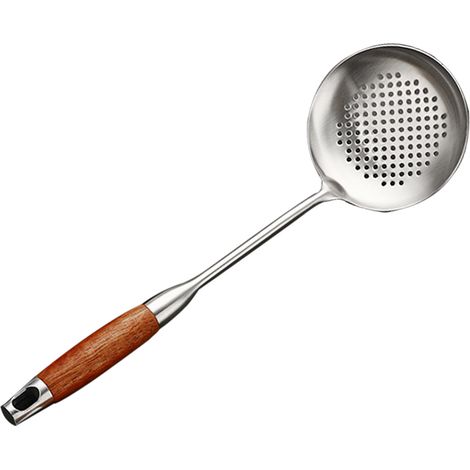 7 pièces Ustensiles de cuisine en acier inoxydable, cuillère à soupe, spatule, spatule à frire, passoire, usage domestique (1/5)