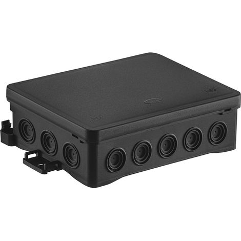 Scatola di installazione a parete NS9 FASTBOxHOOK, 60X135X40, nera