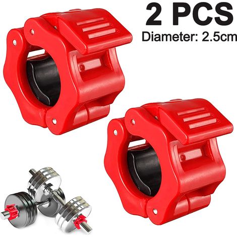 Attache Barre - Pour Diamètre Barre 25 mm et 30 mm - En Plastique ABS Renforcé - Antidérapant Intégré - Lot de 2 (1/5)