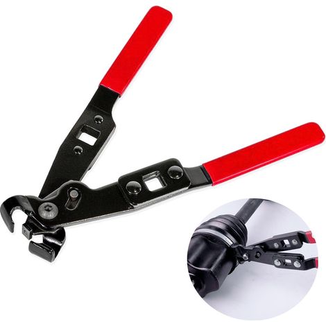 Alicates para abrazadera fuelle de palier y junta homocinetica con agujeros (1/4)