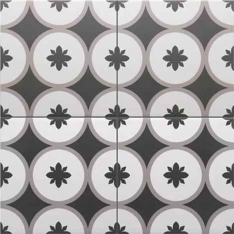 Carrelage Imitation Carreaux De Ciment 20x20 RIVOLI Copenaghen (1m²) - Les Carreaux de Jean (1/2)