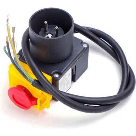 Fendeuse à bûches KOA7 16A 250V équipée d'un bouton-poussoir à solénoïde (1/5)