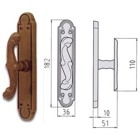 Ghidini 290407000 Cremonese Barocco Ottone Brunato P.a.ezq7