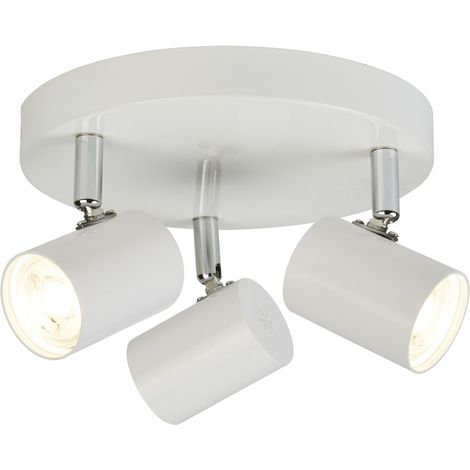 Searchlight Rollo - Projecteur LED intégré à 3 lumières blanc (1/5)
