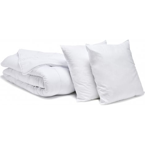 Pack Anti-Acariens Couette 240x260cm + 2 Oreillers 60x60cm (1/2)