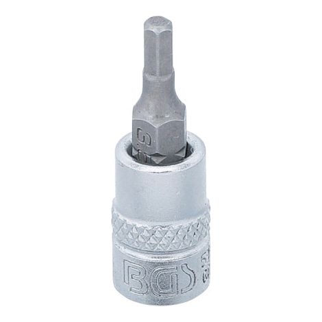 BGS Douille à embouts 6,3 mm (1/4") six pans intérieurs 3,5 mm (1/2)