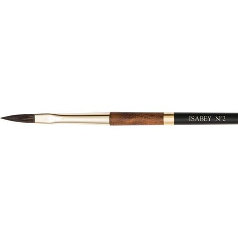 Pinceau - Langue de chat - Aquarelle - Isabey - Petit Gris - 6235i - N°2 - Fibres naturelles (1/3)