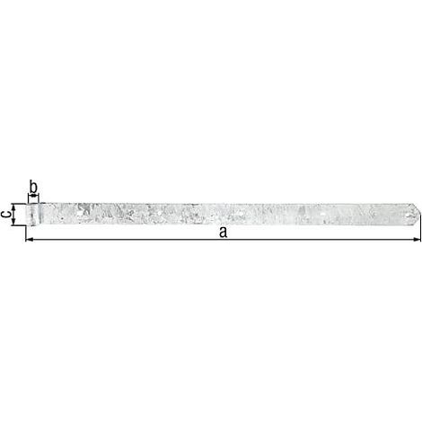 Penture droite/arrondie 800 x 45 mm, diam. 16 mm, galvanisé a chaud (1/2)