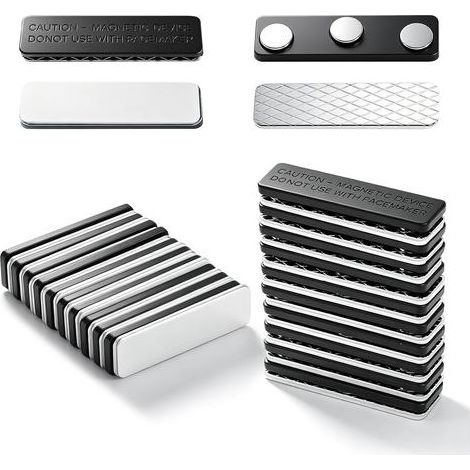 20 Pièces Aimants pour Rideaux 45 x 13 mm Aimant Rideau Magnetique Aimant pour Rideaux Fenetre Moustiquaires de Fenêtres Clips Magnétiques Aimants Rideaux Clips pour Moustiquaires Rideaux de Porte (1/5)