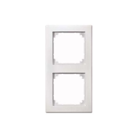 MERTEN 462219 PLAQUE DE FINITION M-SMART, 2 POSTES, BLANC MAT
