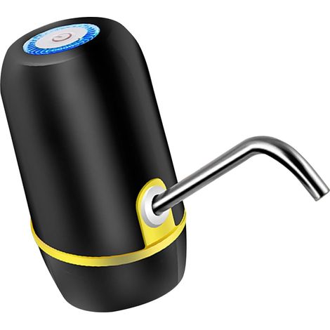 Bomba de agua eléctrica doméstica Bottich para botellas, dispensador de agua mineral, prensa para cubos de agua pura, presión de agua automática 018 Negro (1/5)