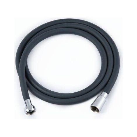 1.5 Meter Silicone Shower Hose, Flexible, Explosion-Resistant and Leak-Proof, 2cm Black Shower Faucet Accessories (1/5)