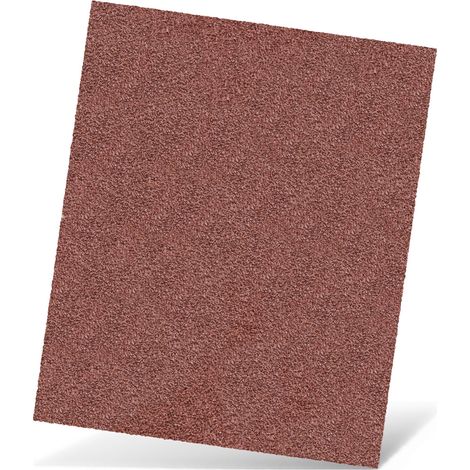 MENZER Red Fogli abrasivi, 280 x 230 mm, p. Levigatrici manuali, Corindone normale (10 Pz.) G40