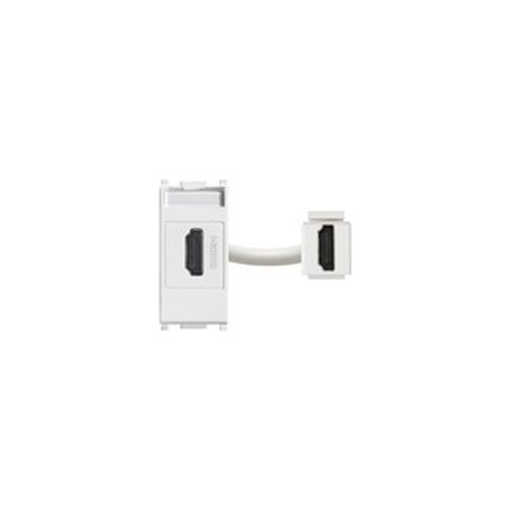 Vimar series plana hdmi socket colour white 14346