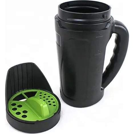Semoir, en plastique renforcé, noir/vert. (1/5)