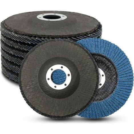 Online Store - Disques Abrasifs à Lamelles, 125 mm Disques à Lamelles, Grain 40/60/80/120, Compartiments Disques, Disques Abrasifs pour Enlever (1/5)