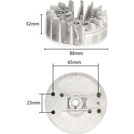 Volant moteur de tronçonneuse, pièces de rechange pour volants moteurs de tronçonneuse 136, 137, 141 et 142, pièces détachées pour volants moteurs de tronçonneuse.