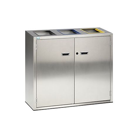 VAR Stazione di raccolta differenziata acciaio inox