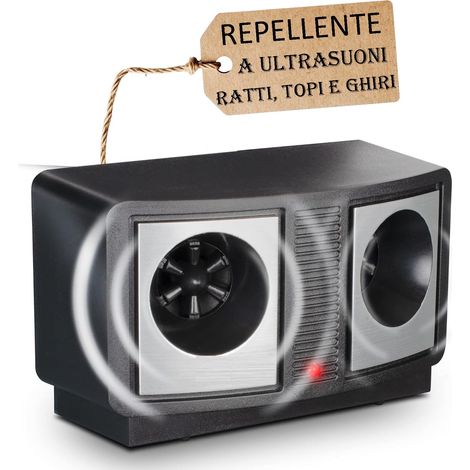Repellente Ultrasuoni Ratti Topi e Ghiri Ideale Anche per Interni Repellente Roditori Sadokan (1/5)