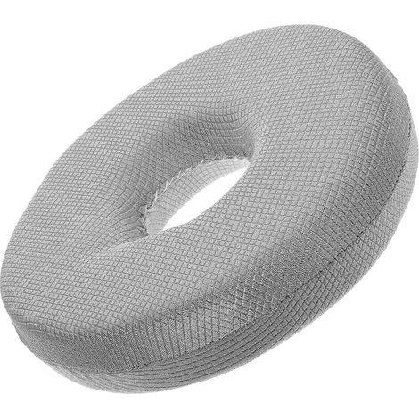 Tapis de fauteuil roulant médical en forme de donut 25 x 9 cm, coussin en éponge médicale anti-escarres, coussin respirant (couleur et motif aléatoires) (1/5)