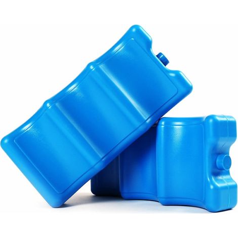Pack De Refroidissement Réutilisable - HDPE Recyclable - Pour Canettes Et Bouteilles - Design Courbé Double Face - 2 Unités (1/5)