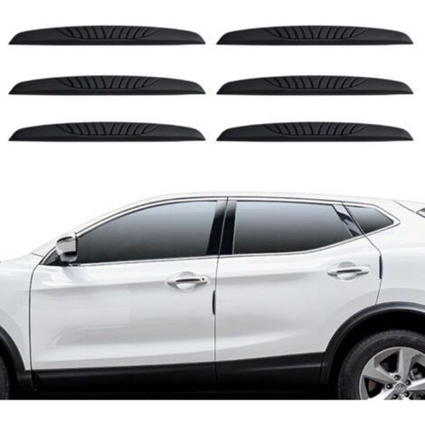 Ecleanfy-Lot de 6 protections de portières de voiture, protections de bord de portières de voiture, protections de portières de voiture anti-rayures, auto-adhésives, protection de bord de rétroviseur (1/4)