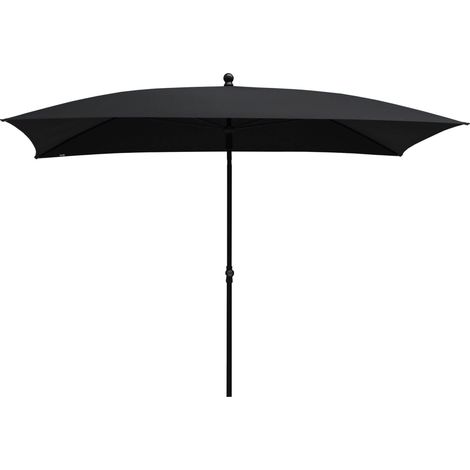 Ombrellone da Giardino 2,4x1,5 m Palo Ø27 mm in Acciaio Maffei Kronos Antracite (1/5)