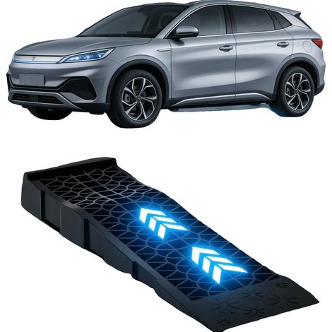 Rampe en plastique automobile, Capacité de charge 3T, Hauteur maximale 70mm, Angle d'inclinaison 8,6°, Dimensions 69,8x20x7,8cm, Nombre de pièces 2 (1/5)