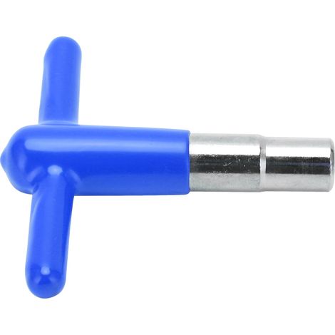 4 Clés d'Accordage pour Batterie en Acier Inoxydable - Poignée Ergonomique en Silicone Bleu - Set de 4 Clés de Tension (1/5)