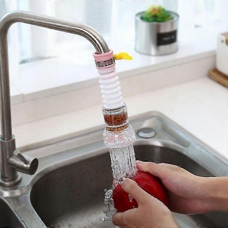 Kindersichere Wasserhahnverlängerung, Spritzschutz, Küchenspülenfilteradapter (1/5)