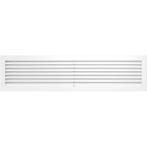 KRATKI griglia di ventilazione griglia per camino FRESH 17cm x 70cm bianco (1/5)