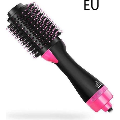 Brosse séchoir à cheveux - Ion - Tout-en-un - Lisseur - Volumateur - 1000 W - 3 réglages de température (1/4)