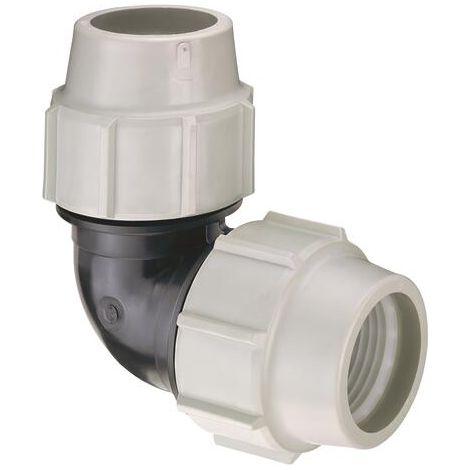 Coude 90° Egal à compression pour Tube  PE ø50 - Plasson