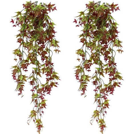Lierre Artificiel - 80 Cm - Pour Decoration Interieure Et Exterieure - Lot De 2 (1/5)