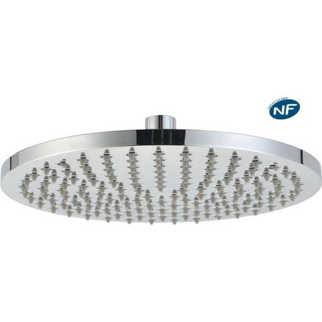 Pomme de douche ronde Ø200 mm en ABS norme NF - THEWA UDE196TD