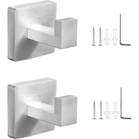 2 Pièces Accroche Serviette Salle de Bain (1/5)