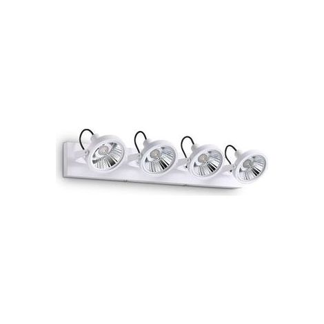 Ideal Lux Glim - Plafonnier 4 Lumières Blanc (1/3)