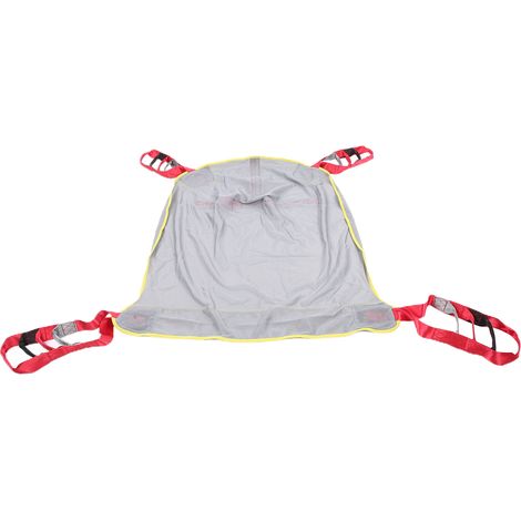 Sangle de levage patient en mesh respirant, hauteur réglable, transfert personne âgée, outil de soins médical (1/5)