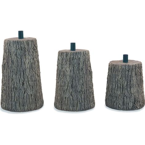 BOP Base Tronco per Albero di Natale effetto Legno Realistico Size B (1/4)