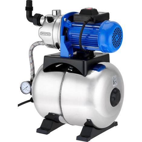 Draper 27483 230V Stainless Steel Booster Pump, 50L/min, 800W (1/2)