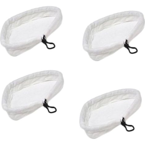 4Pcs Serpillères Balai à Vapeur Triangulaire en Microfibre pour H2O、X5、S302、S001 Mop (1/5)