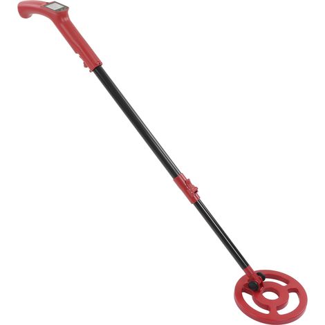 Détecteur de métaux MD3006 pour enfant, rouge, sans piles incluses - Chercheur de trésors portable pour débutants, outil de détection léger idéal pour jardin et plage (1/5)