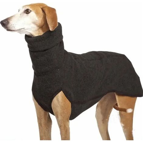 Vêtements polaires pour chiens - manteau d'hiver chaud pour chiens - col roulé - veste confortable - cardigan doux - tenues élégantes pour chiens de petite, moyenne et grande taille - bleu foncé