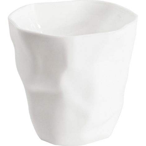 Grand porte-pinceaux de maquillage à large ouverture, surface plissée irrégulière, rangement pour pinceaux de beauté, pour salle de bain et chambre (1/5)