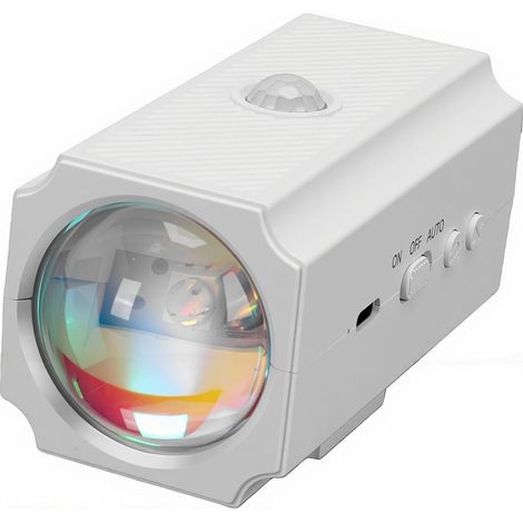 Veilleuse Rechargeable avec Détecteur de Mouvement, Applique Murale LED Magnétique à 7 Couleurs Changeantes, Fonctionne avec Batterie 1500 MAh, 4 Réglages à intensité Variable, (1/5)