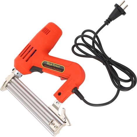 Pistolet à clous électrique AC 2200W, cloueur à clous droits agrafeuse menuiserie outils bois (1/5)