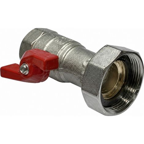 Vanne POMPSET VI DN25, 1"1/4 - 1"1/2 avec écrou mobile pour circulateur.